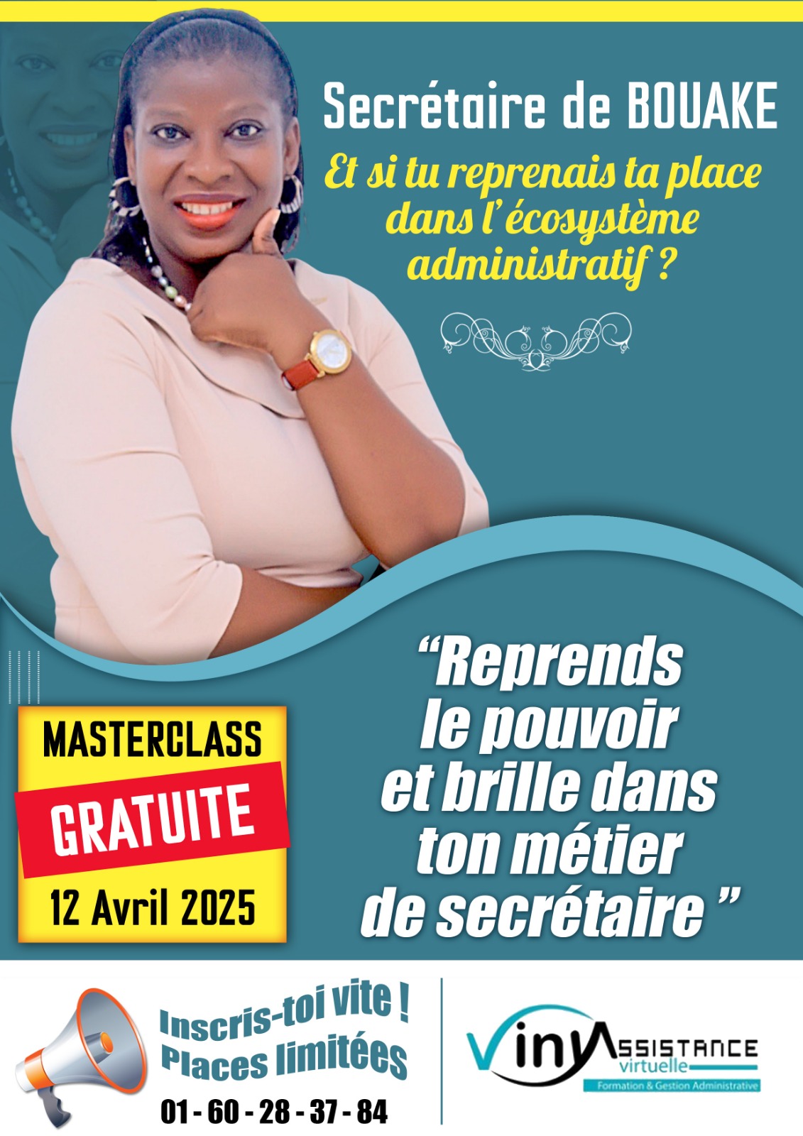 CÔTE D’IVOIRE : Journée internationale des Secrétaires à Bouaké : Masterclass gratuite