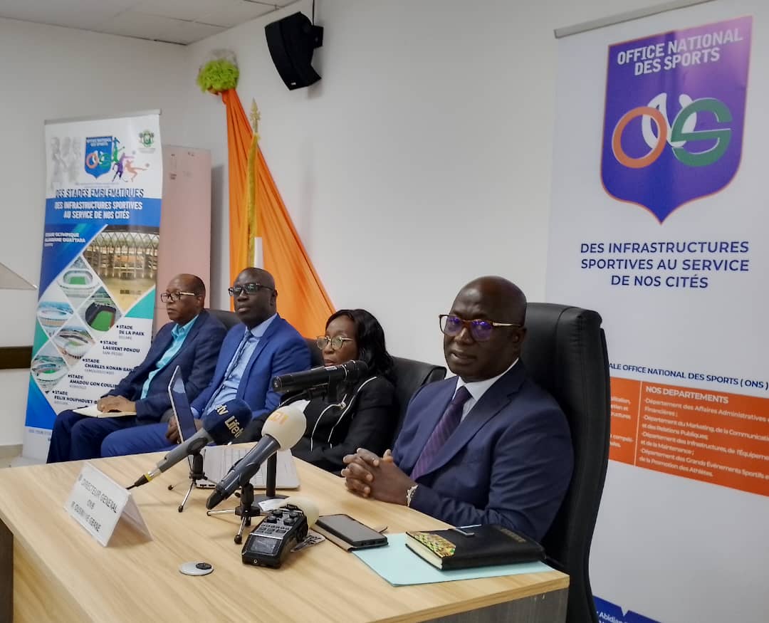 Côte d'Ivoire / sport / Ousmane GBANÉ (DG de l'ONS) fait le bilan partiel de l'organisation des activités socio-culturelles sur les infrastructures sportives de la CAN.