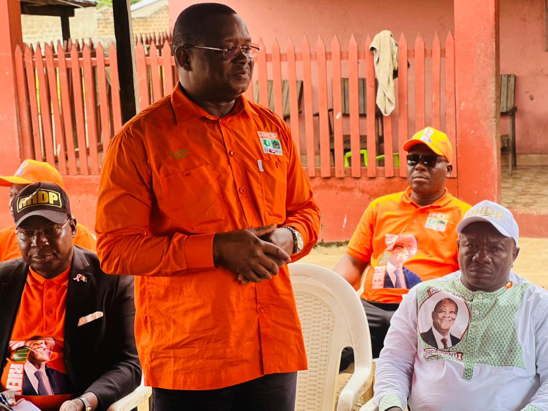 Campagne Présidentielle/ Bounkani- BOUNA- ZKB.   Dr Michel Noufé invite les populations de la ZKB à retirer leurs cartes d’électeurs pour la réélection du Président Ouattara