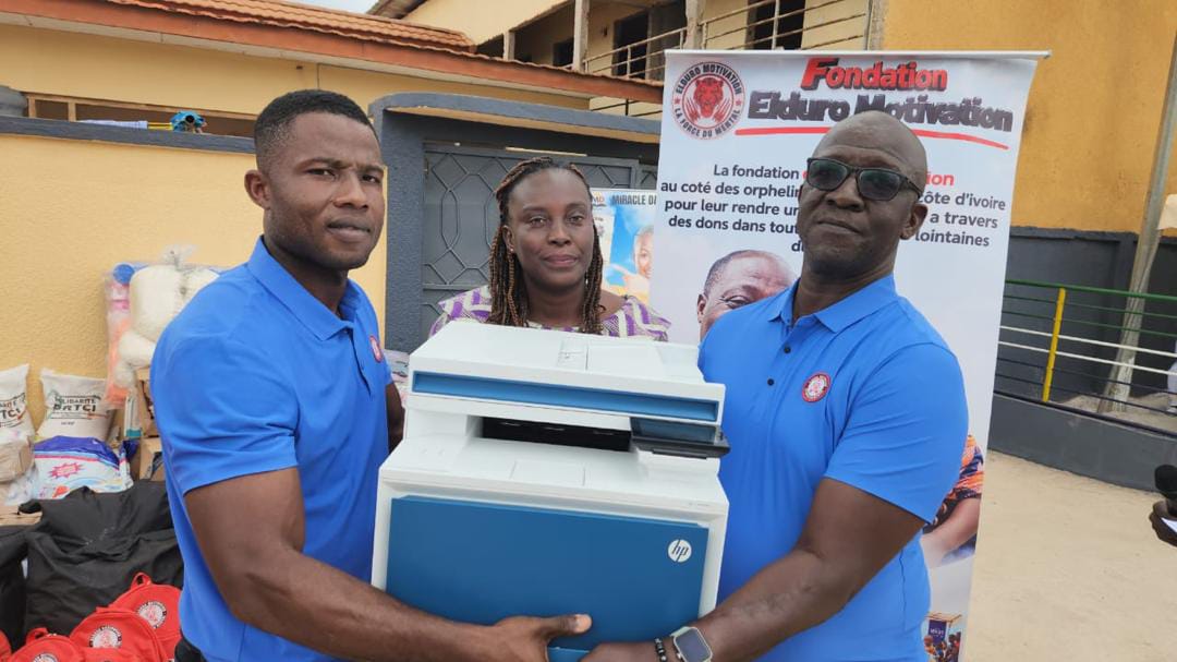 Elan de solidarité à Abengourou : La Fondation ELDURO MOTIVATION redonne le sourire aux pensionnaires de l’orphelinat MAMIE Thérèse.